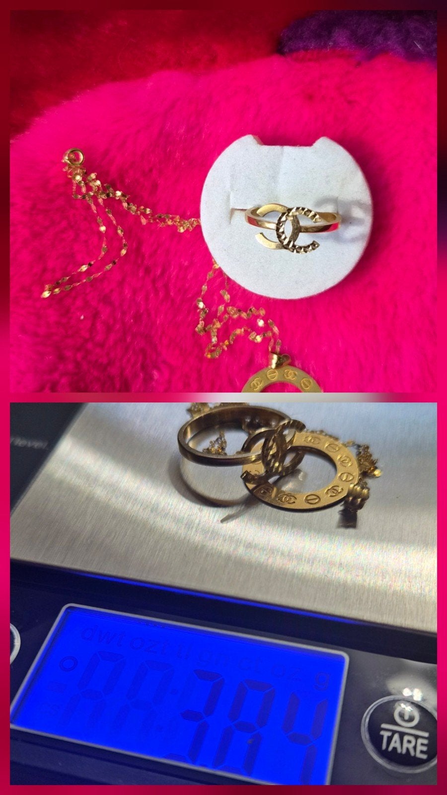 Chanel colab Cartier design  18karats Saudi Goud nieuw, Ophalen of Verzenden, Goud