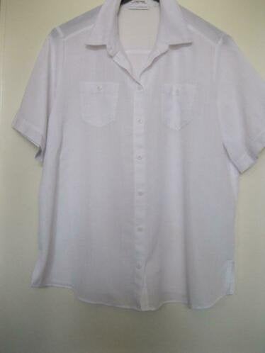 Charles vogele blouse,wit 42 zgan  Nieuwprijs €39,90, Kleding | Dames, Charles Vogele, Verzenden, Wit, Maat 42/44 (L)