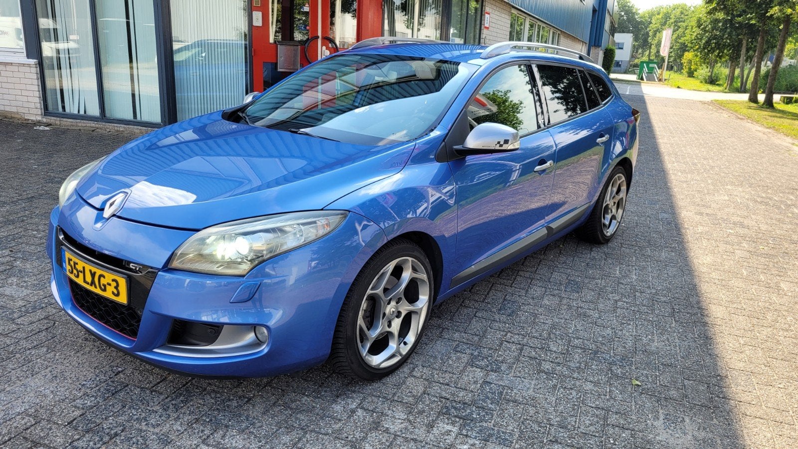 Renault Mégane gt line 2.0 16V TCE 180pk Estate 2010 nw apk, Auto's, 1998 cc, 730 kg, 4 cilinders, Blauw
