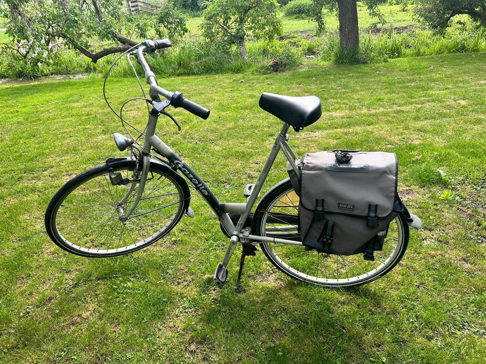 Gazelle Grenoble stationsfiets 61 cm, Fietsen en Brommers, Fietsen | Dames | Damesfietsen, Ophalen, Gebruikt, Versnellingen, 56 cm of meer
