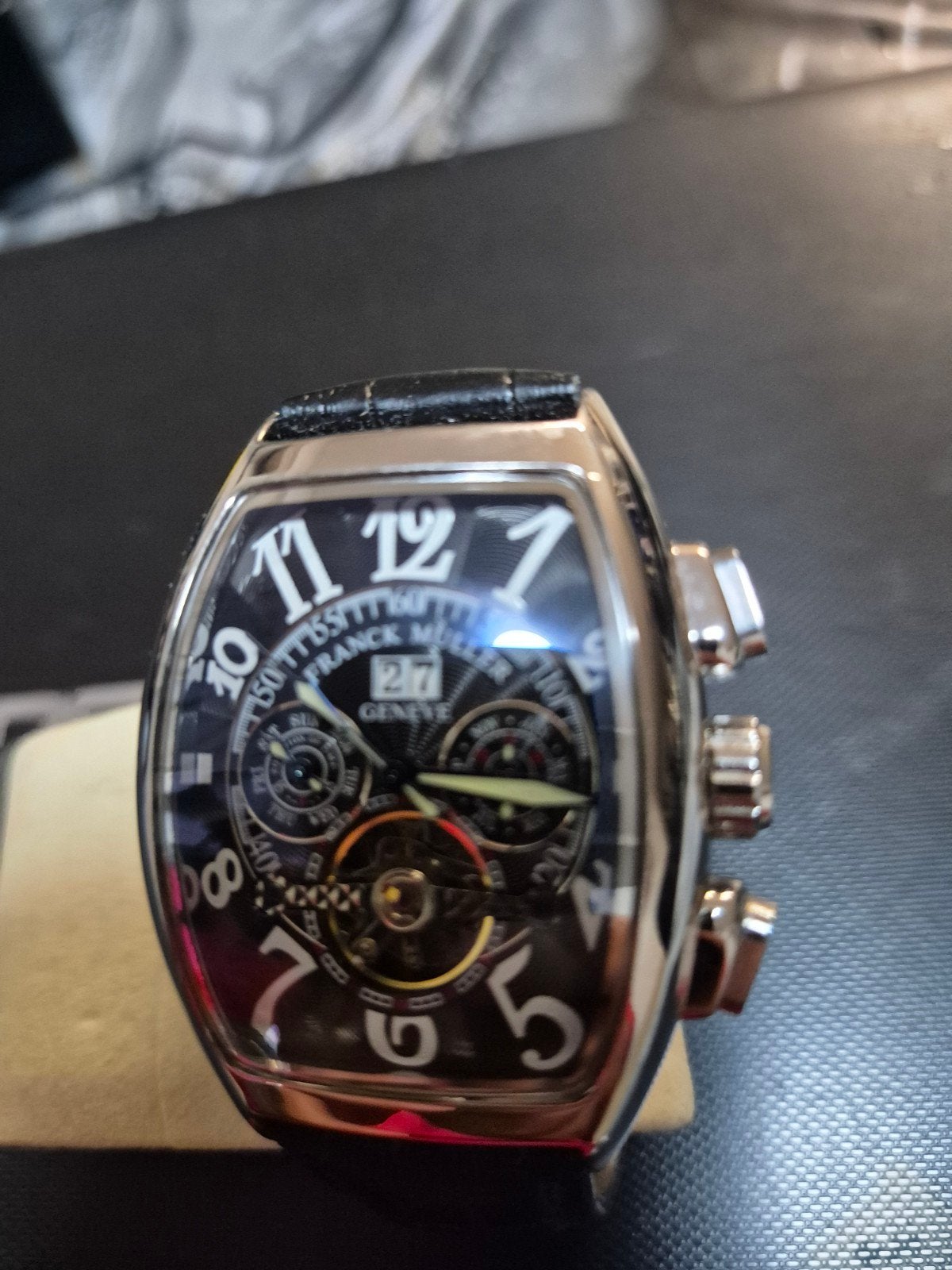 franck muller horloge, Ophalen of Verzenden, Zo goed als nieuw, Staal, Overige merken
