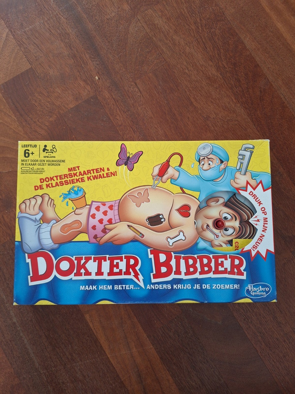 Dokter Bibber spel, Een of twee spelers, Ophalen, Gebruikt, Hasbro
