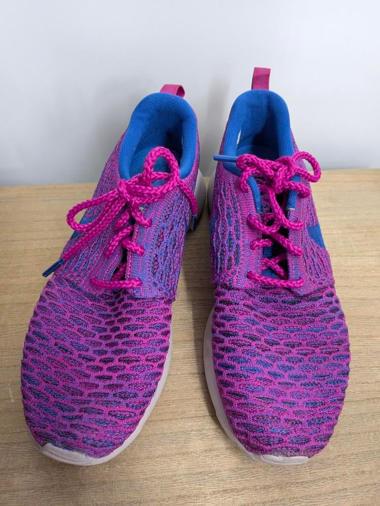 Nike Roshe One Flyknit Shoes maat 37.5 Fuchsia Royal Blue, Nike, Ophalen of Verzenden, Nike, Nike
