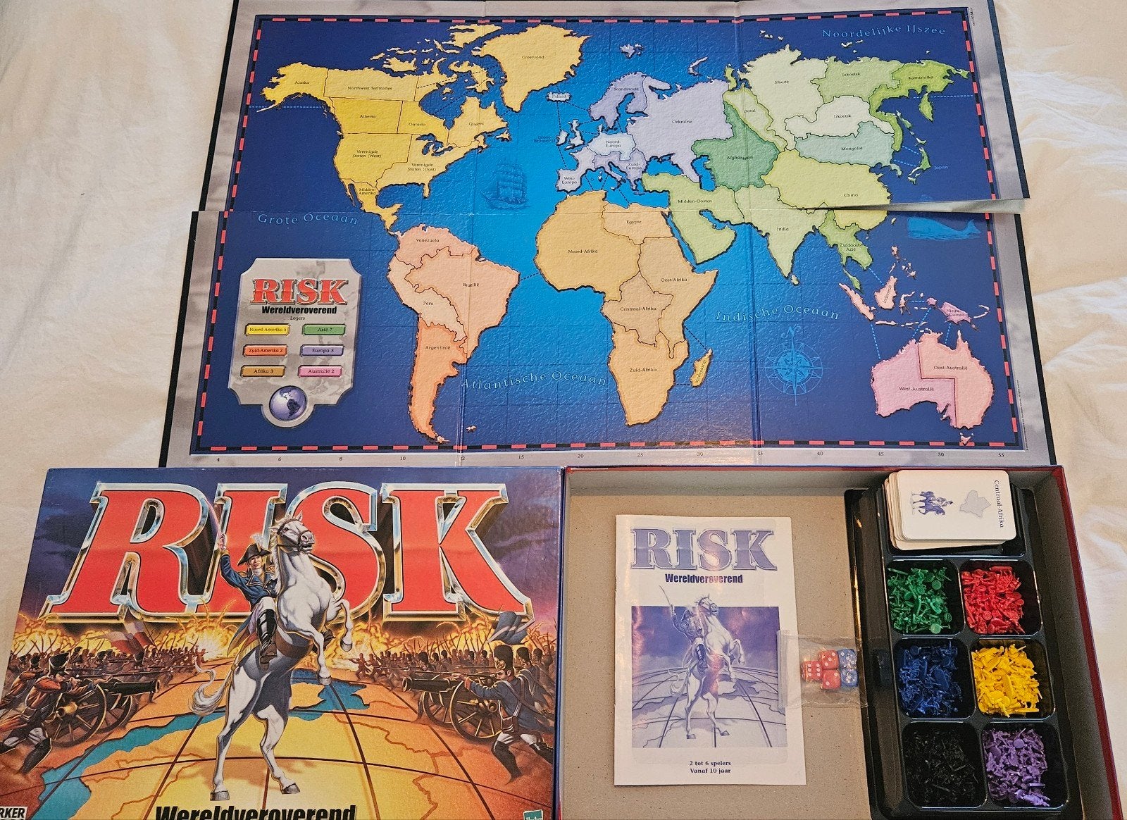 Risk Wereldveroverend Bordspel - Klassieke Strategie, Vijf spelers of meer, Ophalen of Verzenden, Gebruikt, Parker