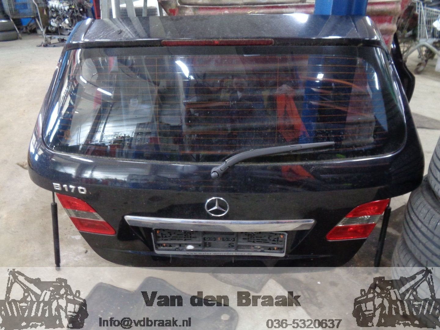Mercedes Benz B-Klasse 2008-2011 Achterklep kompleet, Gebruikt, Herkomst onderdeel bekend, Ophalen of Verzenden, Achter