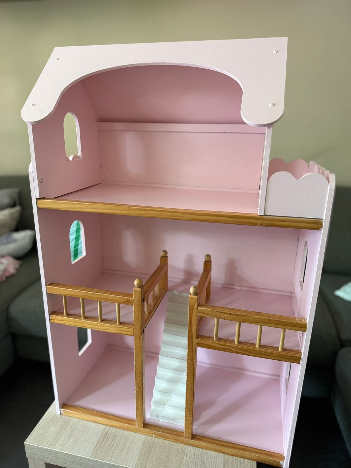 Groot poppenhuis gratis., Ophalen, Zo goed als nieuw, Poppenhuis