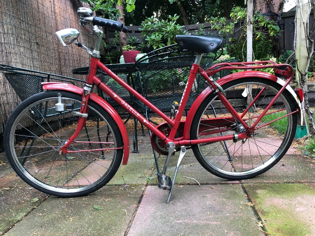 Piet Pelle Gazelle Meisjesfiets jaren 70, Ophalen, Terugtraprem, Gazelle, 16 tot 20 inch