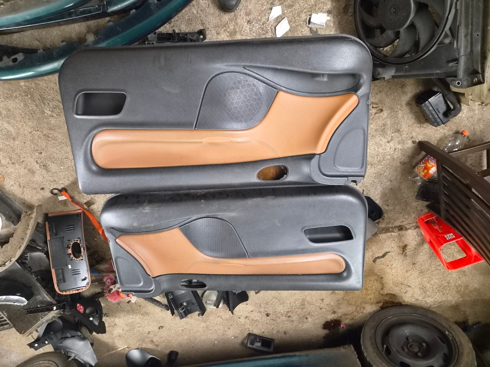 Deurpanelen Peugeot 206 - Set (links en rechtsvoor), Ophalen, Gebruikt, Deur, Voor