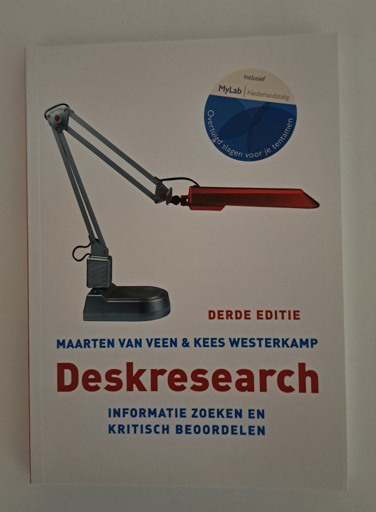 Deskresearch, Diverse auteurs, Zo goed als nieuw, Gamma, HBO