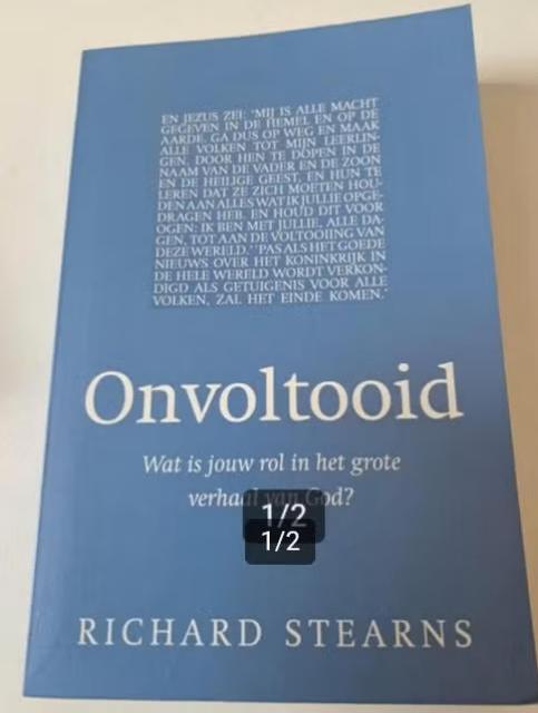 Richard Stearns - Onvoltooid, Ophalen of Verzenden, Zo goed als nieuw