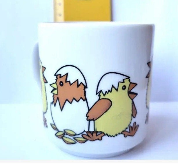 Kop mok CUP met kippen en eieren, ook leuk voor Pasen en nog, Ophalen of Verzenden