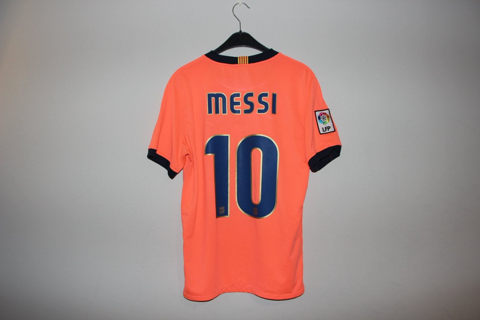 Authentiek FC Barcelona Uitshirt 2009/2010 Lionel Messi #10, Ophalen of Verzenden, Zo goed als nieuw, Buitenlandse clubs, Shirt