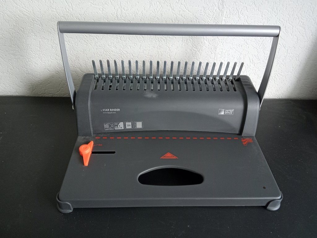 Bindmachine met ringrug, Ophalen, Gebruikt