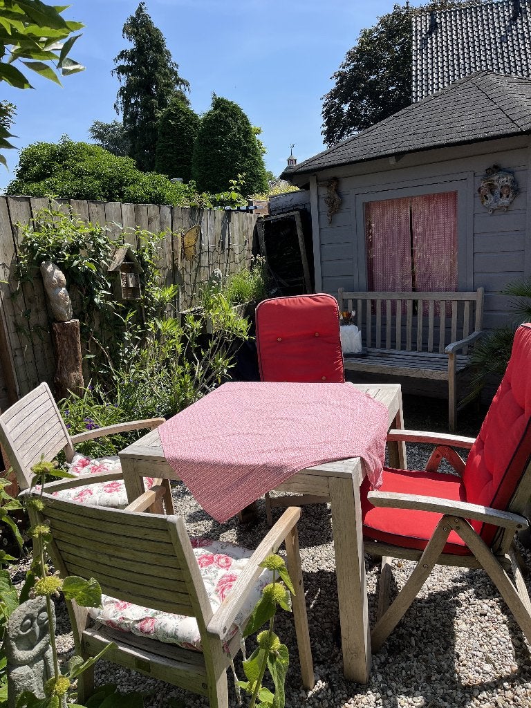 tuinset, Ophalen, 4 zitplaatsen, Gebruikt, Teakhout