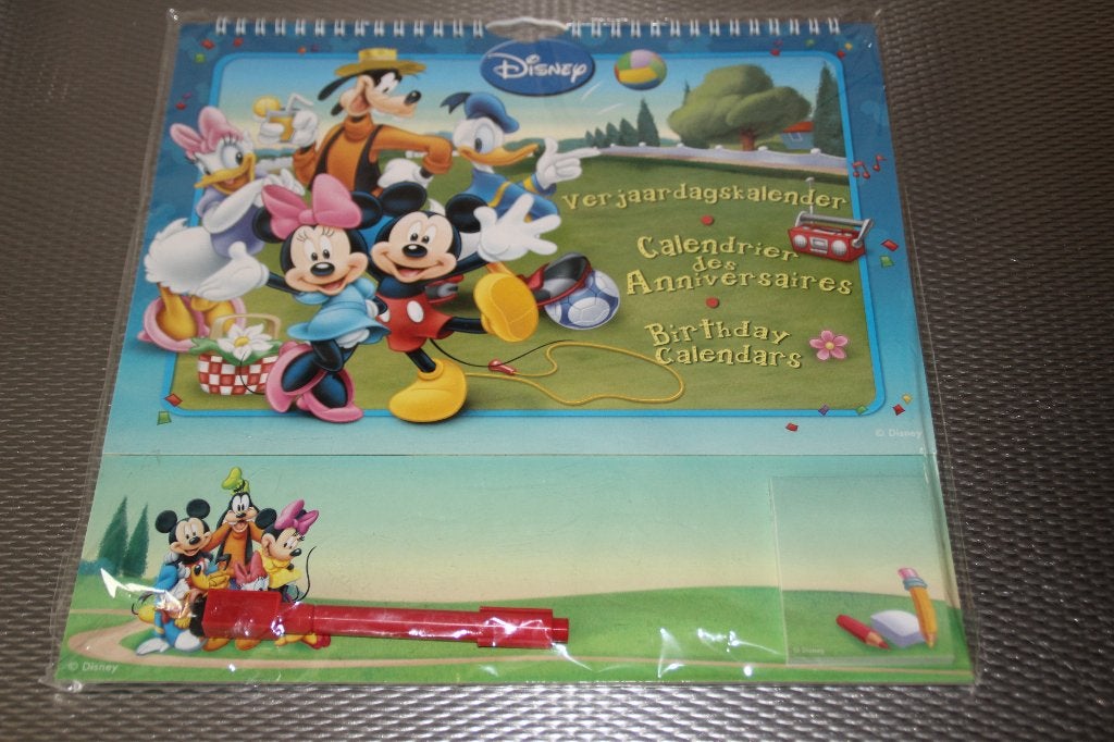 verjaardags kalender disney, Ophalen of Verzenden, Maandkalender, Nieuw