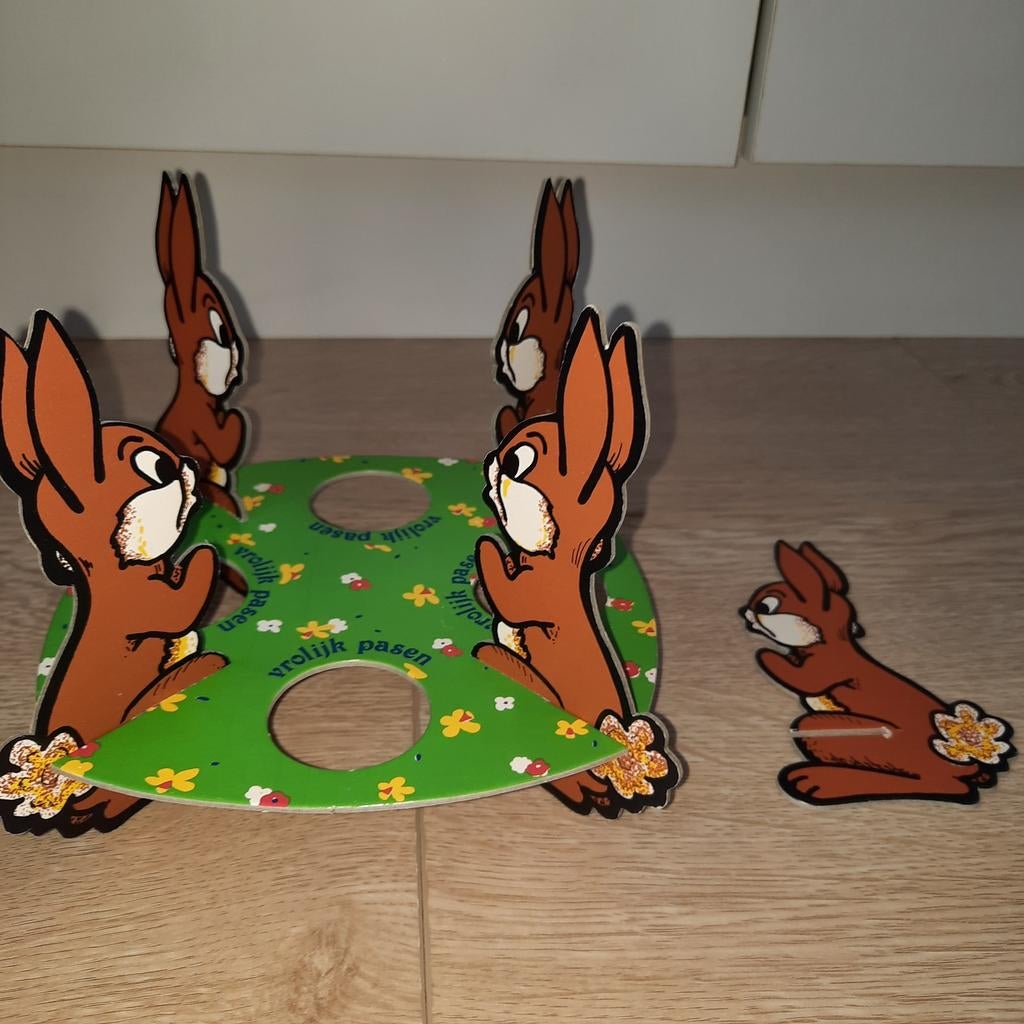 3 Eierhouder Pasen Paasei Esso vintage haasje Paashaas, Diversen, Ophalen of Verzenden