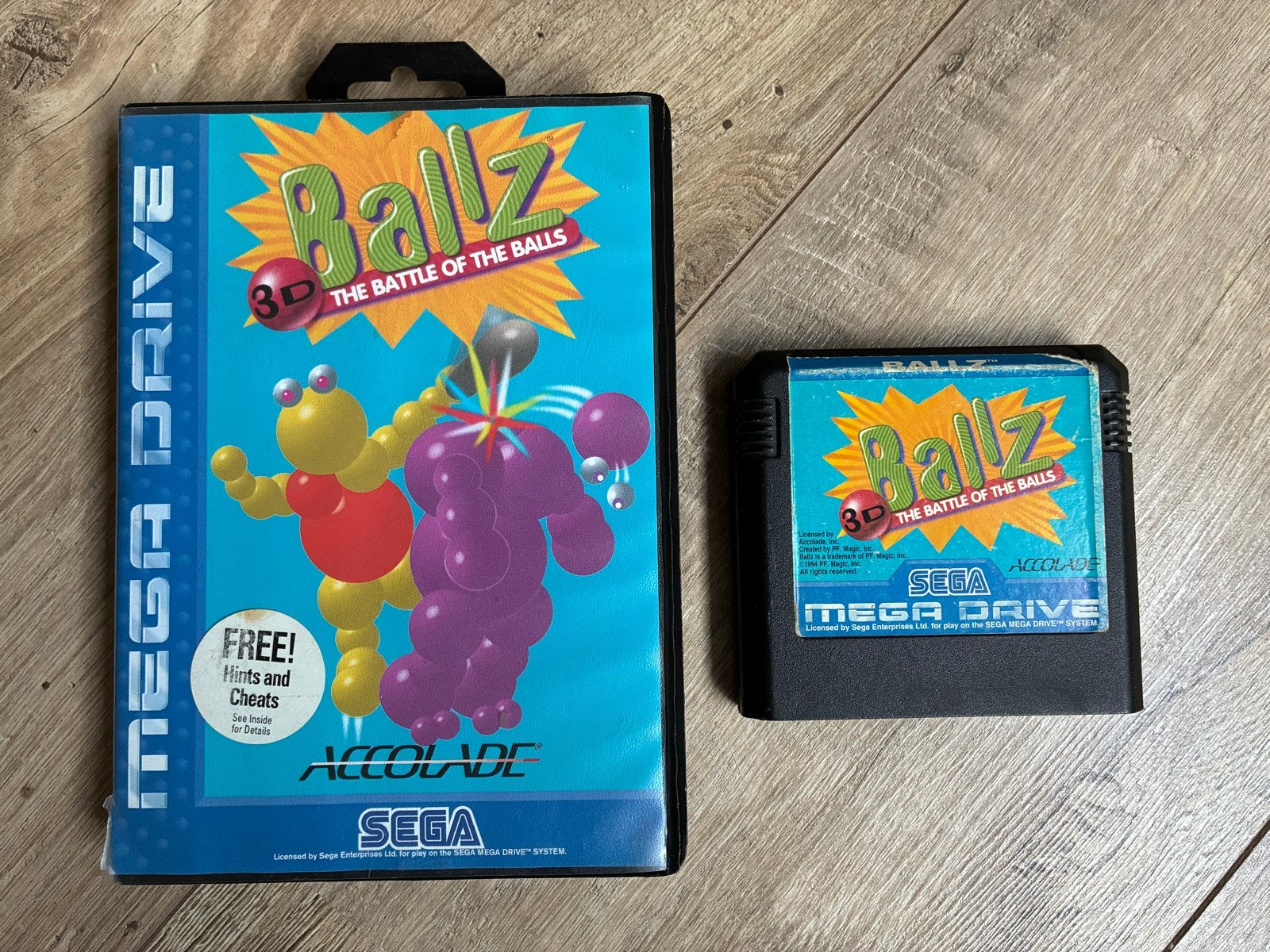 Ballz 3D: The Battle of the Balls - Sega Mega Drive, Gebruikt, Vechten, 2 spelers, Eén computer