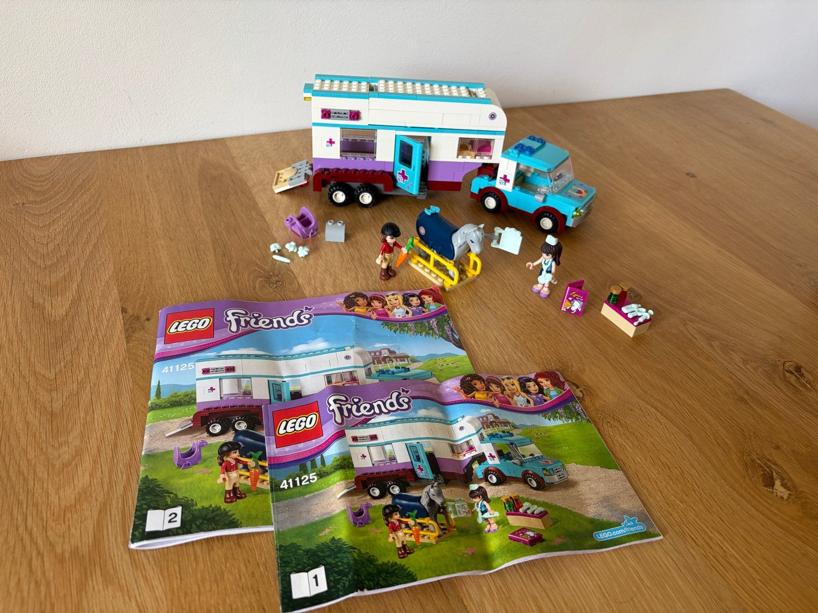 LEGO Friends - Paardendokter Trailer (41125), Ophalen, Zo goed als nieuw, Overige merken