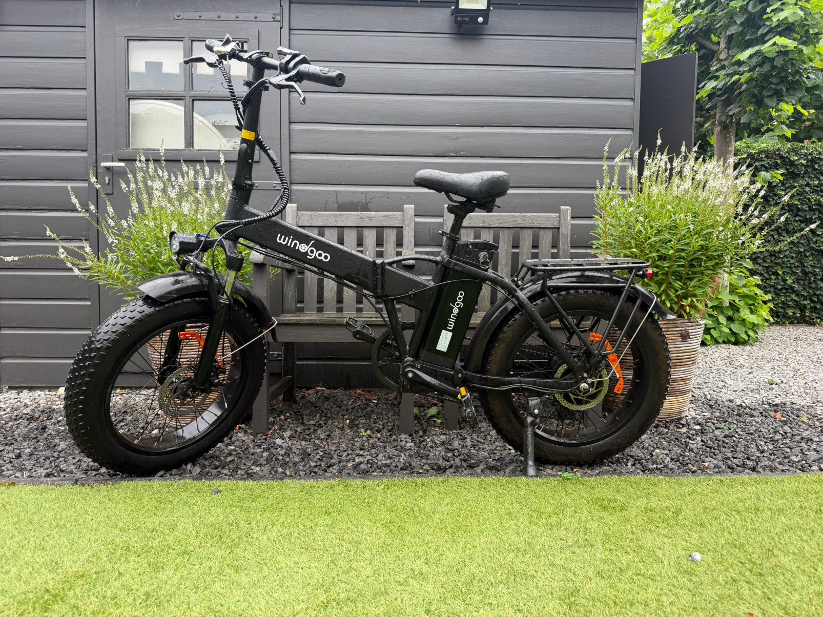 Windgoo F21 Pro Elektrische Fatbike – Opvouwbaar – Matzwart, Ophalen, Gebruikt, Overige merken