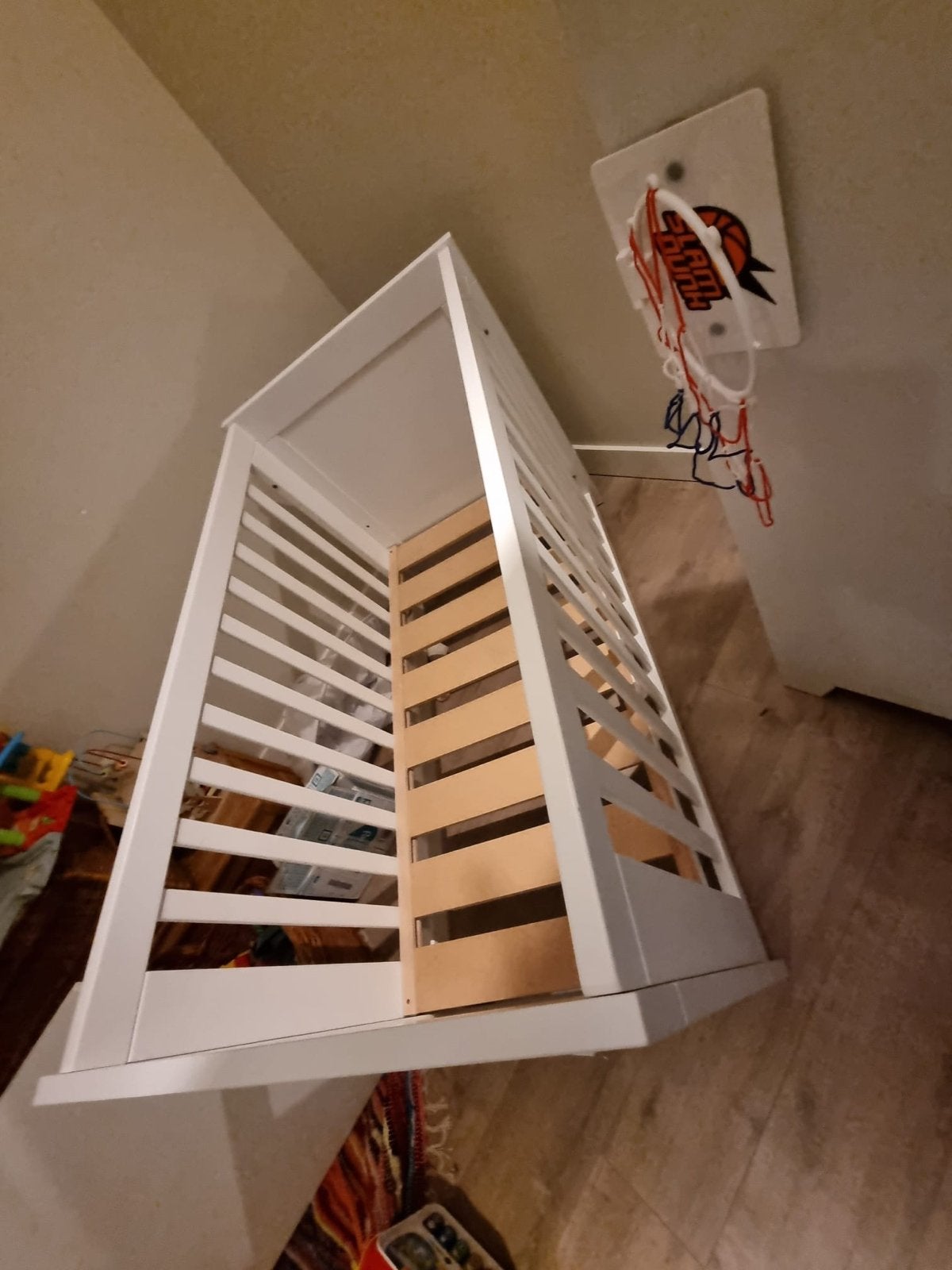Ledikant TWF 60x120cm - Zeer goede staat, Ophalen, Wit, 190 cm of minder, Zo goed als nieuw