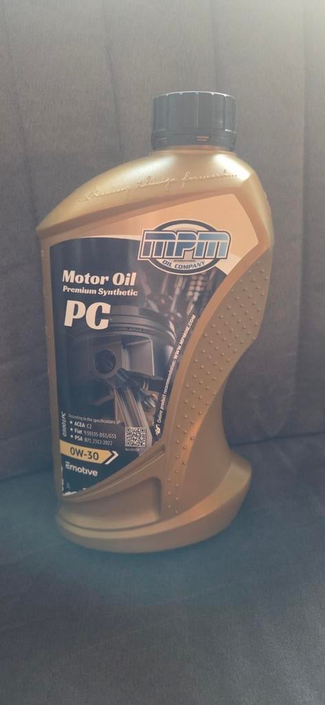 MPM motorolie PC 0W-30, helemaal nieuw ongeopend, Auto diversen, Onderhoudsmiddelen, Ophalen of Verzenden