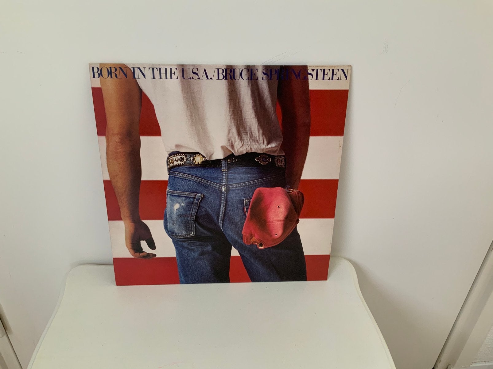 Bruce Springsteen: Born in the U.S.A. Lp., Gebruikt, Originele persing, 1980 - 1989, Ophalen of Verzenden