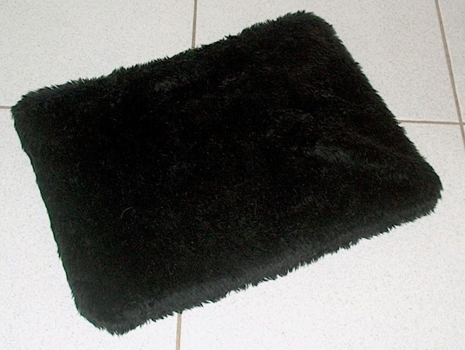 Zwart pluche kussentje gevuld met piepschuim bolletjes, Dieren en Toebehoren, Katten-accessoires, Ophalen, Zo goed als nieuw