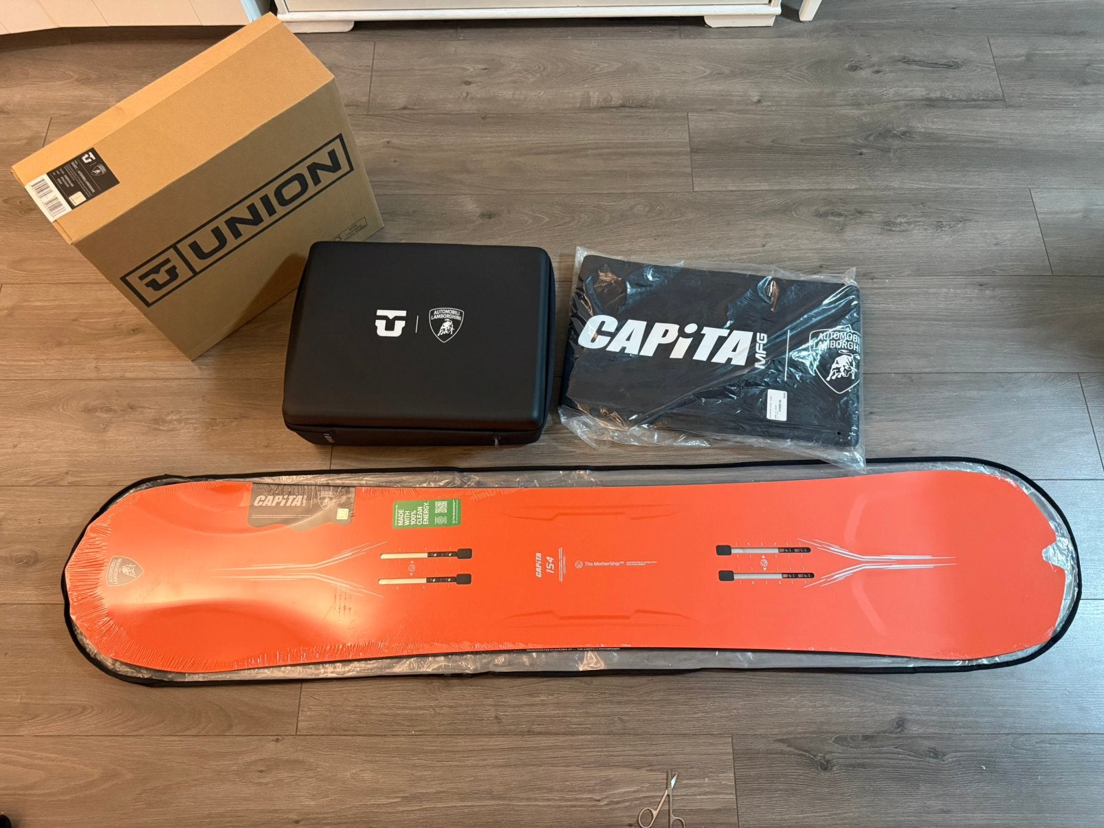 CAPiTA  Warpspeed 154 cm + Union Lamborghini Binding – Nieuw, Ophalen of Verzenden, Nieuw, Board