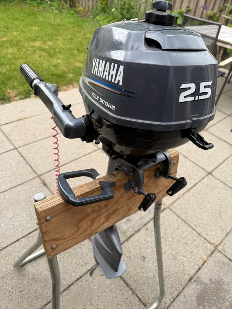 Yamaha 2.5 PK 4-takt Langstaart - valschade kap&handvat, Ophalen, Gebruikt, Minder dan 5 pk, Viertaktmotor