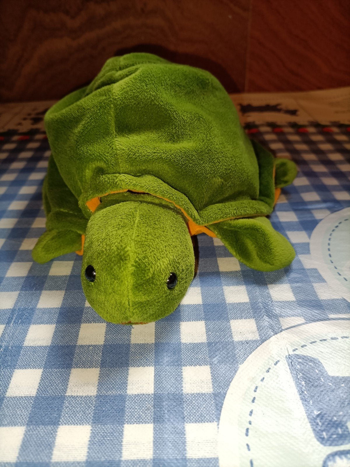 Schildpad handpop The Original Handpuppets 22 cm groot, Ophalen of Verzenden, Zo goed als nieuw, Overige typen