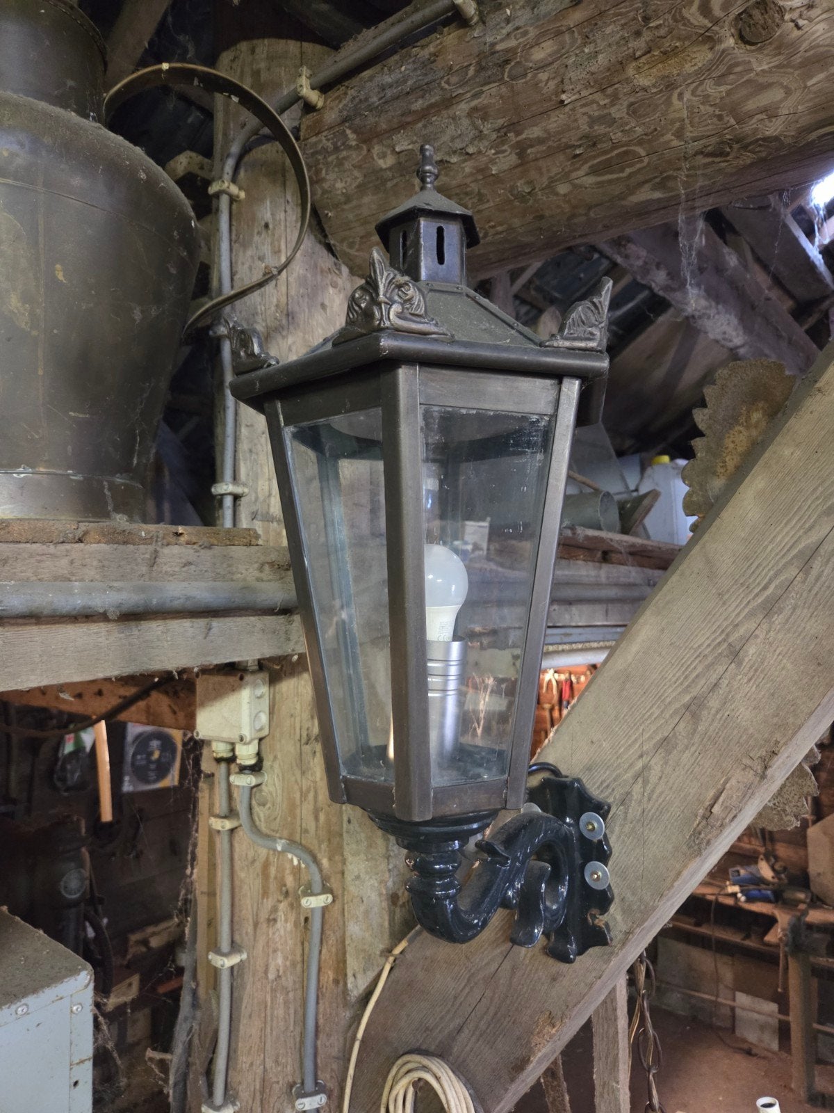 Buitenlamp handgemaakt, Ophalen, Wandlamp, Nieuw, Netvoeding