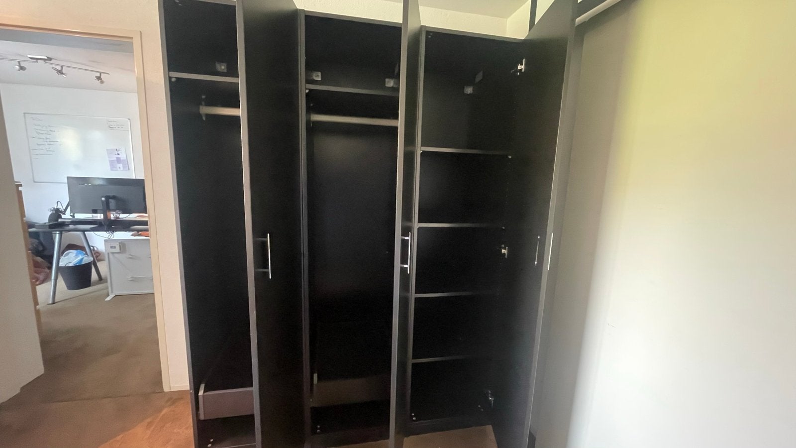 Ikea kledingkast 3-delig (200x150x60 cm) zelf demonteren!, Huis en Inrichting, Ophalen, Gebruikt, 100 tot 150 cm, 200 cm of meer