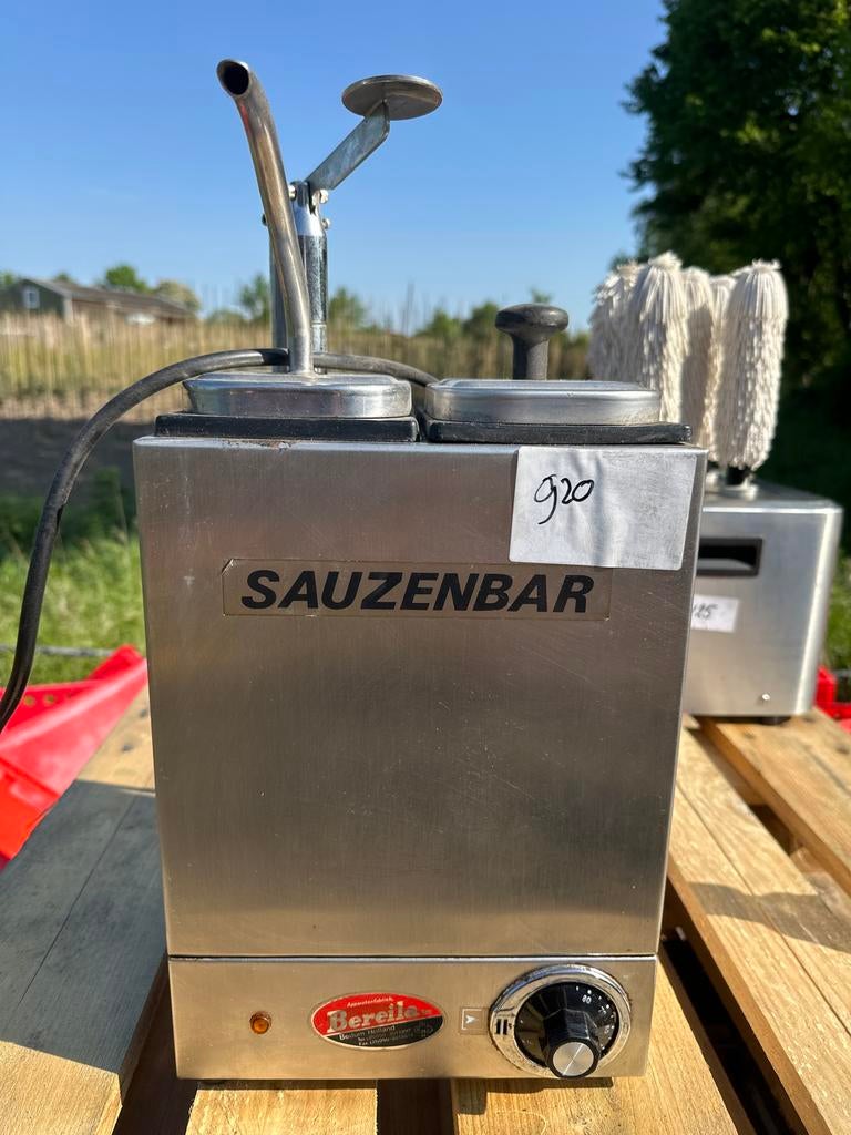 Professionele Berel Sausdispenser - RVS Sausbar, Zakelijke goederen, Horeca | Keukenapparatuur, Ophalen, Gebruikt, Overige typen