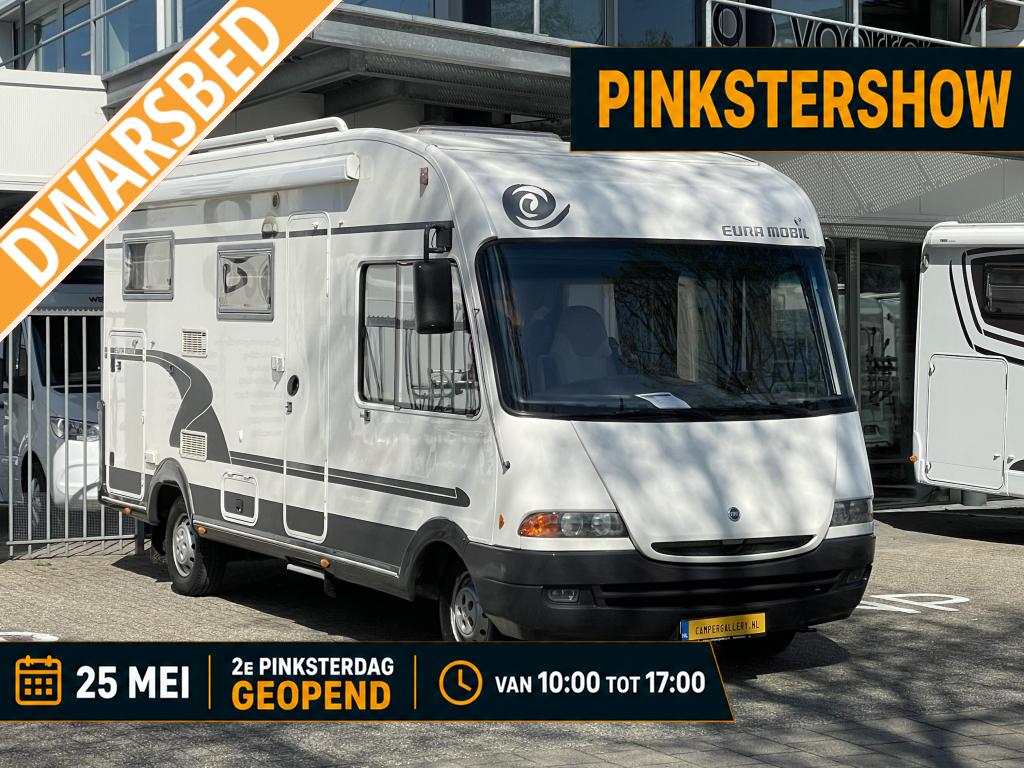 Eura Mobil Integraal 660 HBL DWARSBED + HEFBED INRUILKOOPJE!, Integraal, Fiat, Bedrijf, 6 tot 7 meter