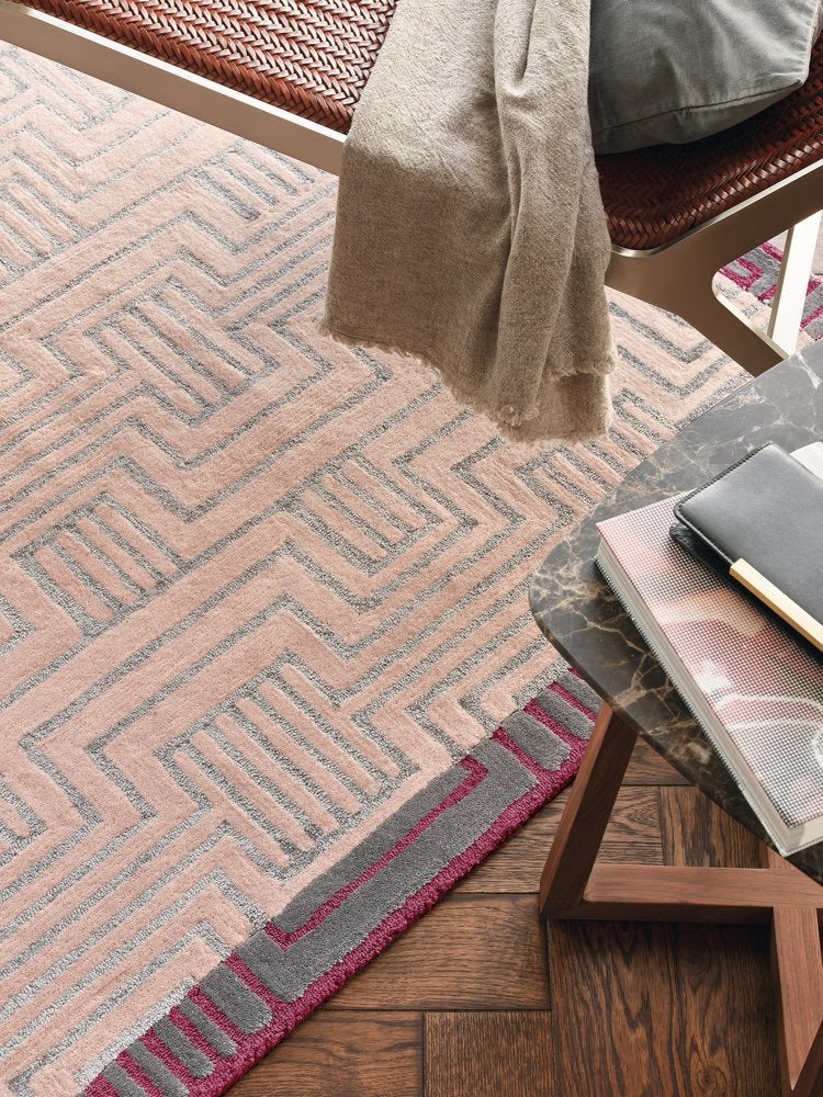 Brink en Campman Ted Baker tapijt Kinmo Pink NIEUW, Huis en Inrichting, Ophalen, Nieuw, 200 cm of meer, Grijs