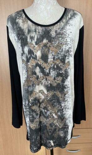 Via Appia lange top/tuniek maat 44 nieuw [v], Kleding | Dames, Zwart, Maat 42/44 (L), Nieuw, Ophalen of Verzenden