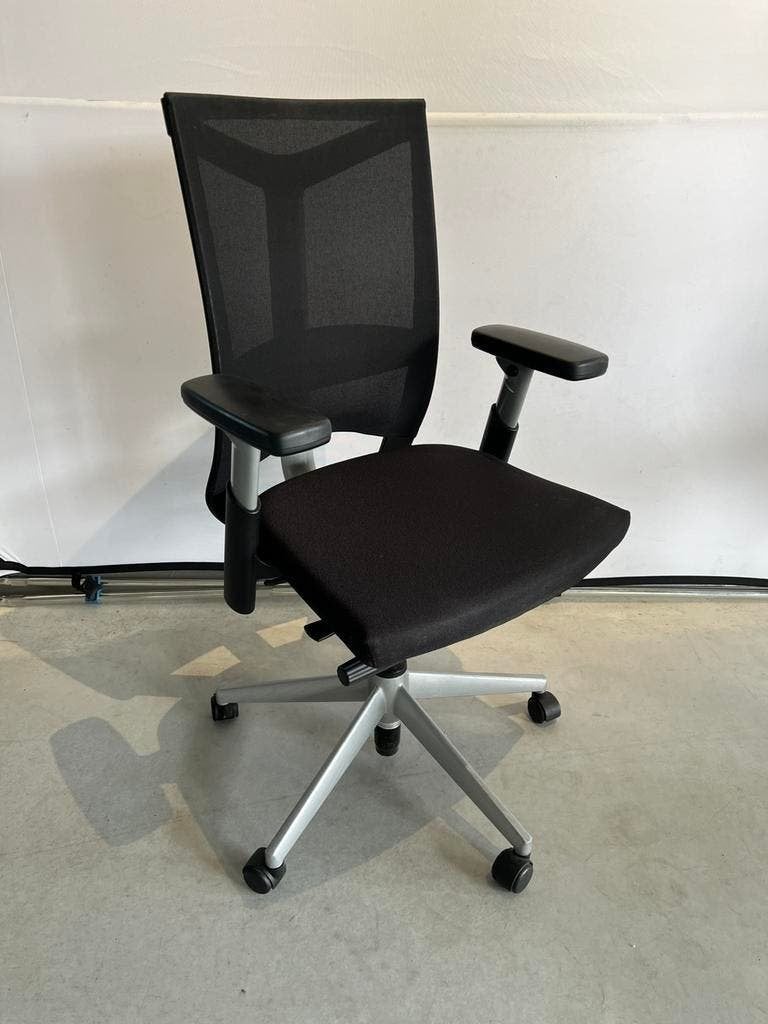Haworth Comforto DX8863 ergonomische bureaustoel, Gebruikt, Zwart, Ophalen of Verzenden, Bureaustoel