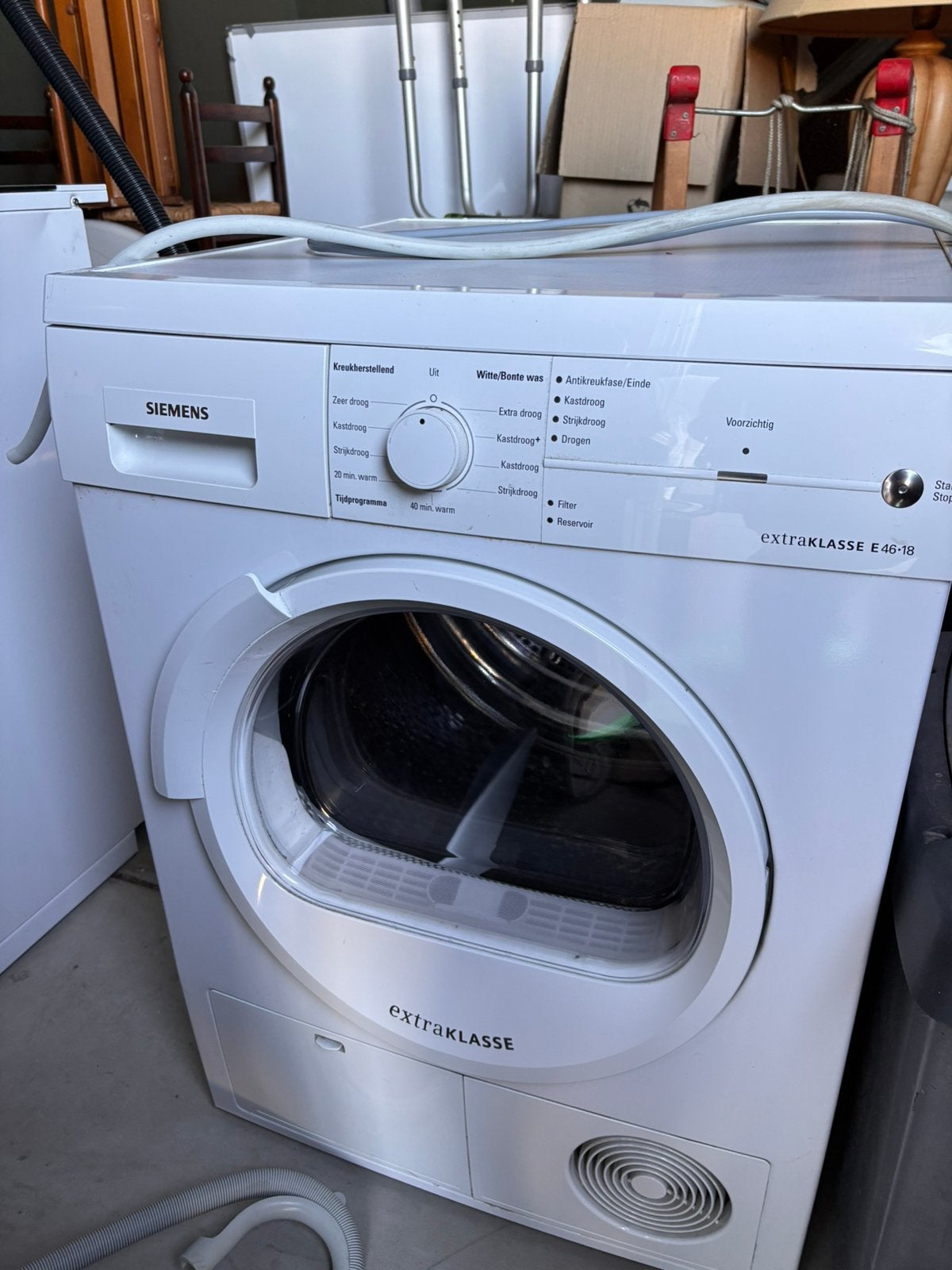 Nette Bosch extra klasse condensdroger, Ophalen, 6 tot 8 kg, Gebruikt, Voorlader