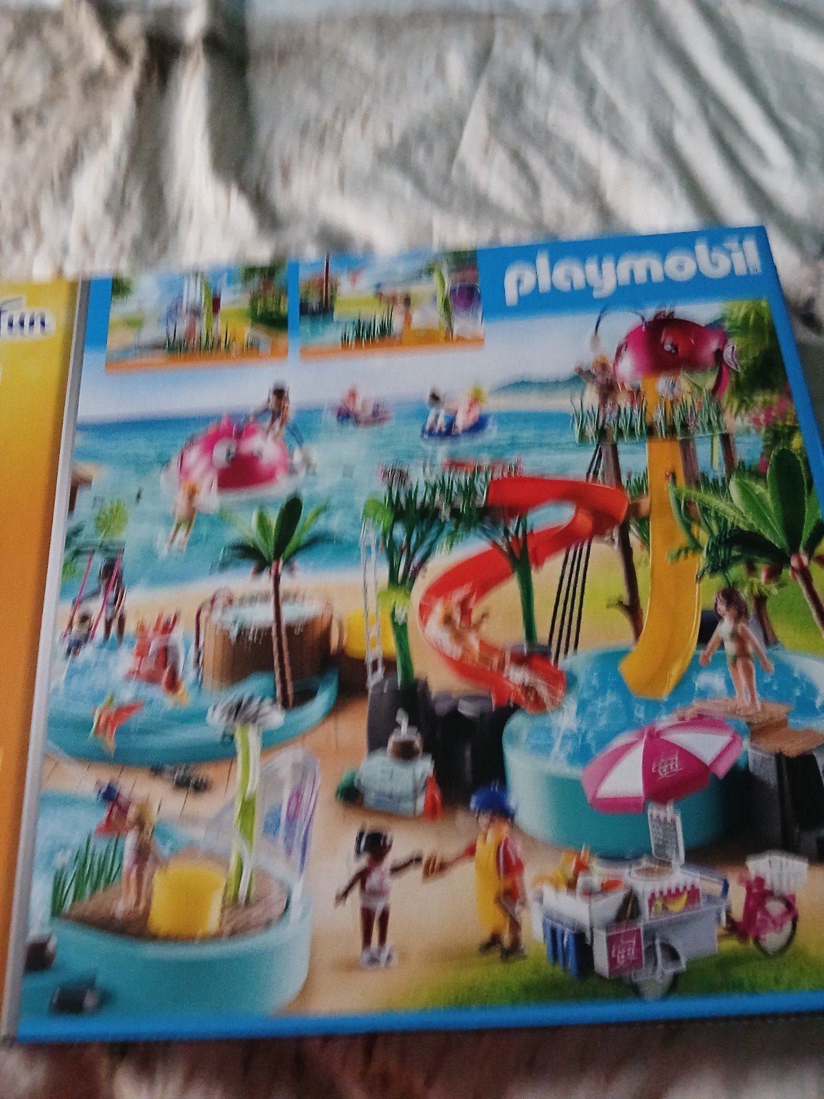 Playmobil familyfun,zwembad met watersplash., Complete set, Overige typen, Nieuw, Family fun