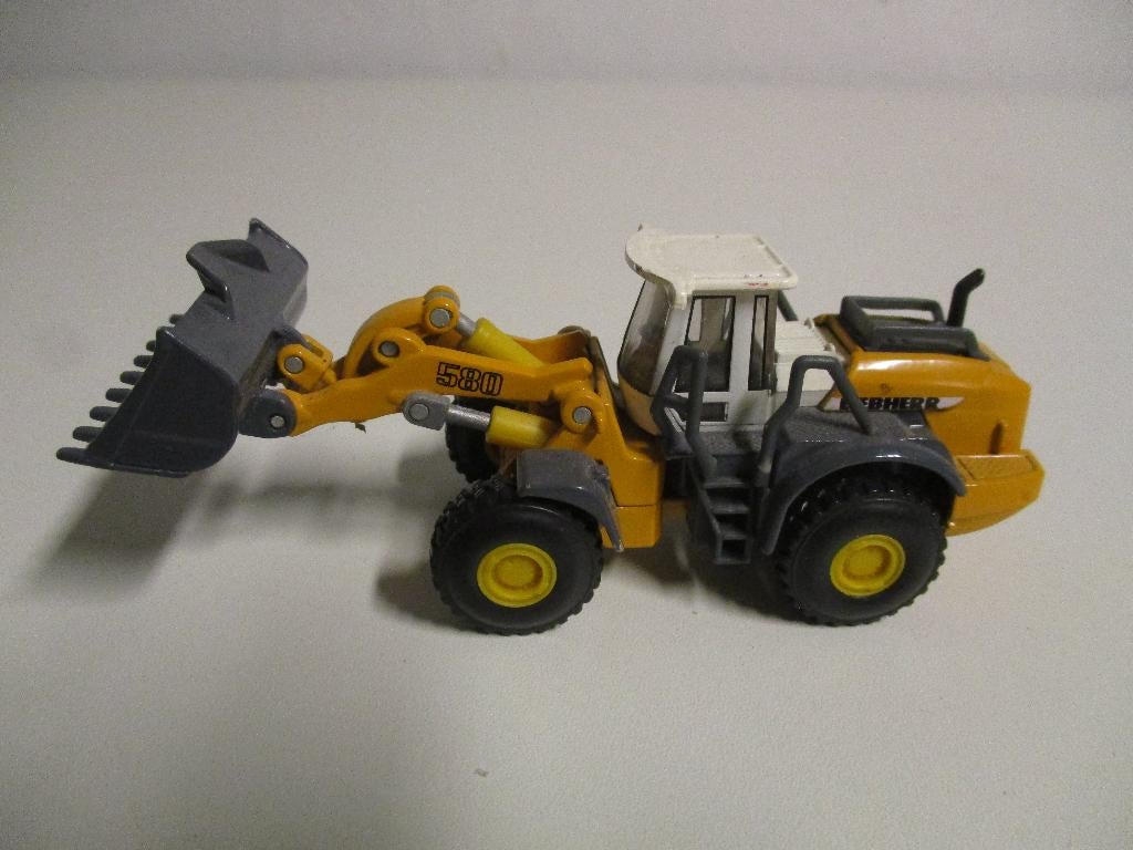 Siku Liebherr 580 shovel, Ophalen of Verzenden, Gebruikt, Hijskraan, Tractor of Landbouw, SIKU