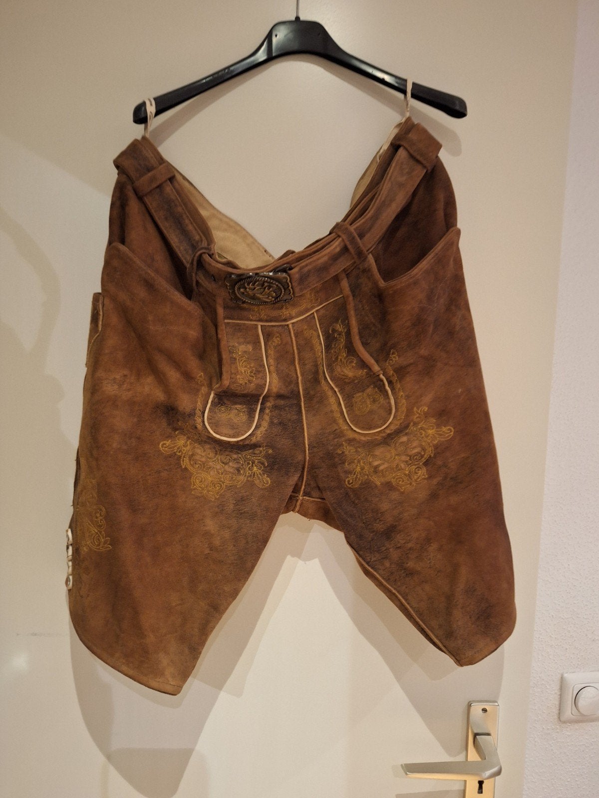 Lederhose Country Maddox - Maat 56 (XL), Kleding | Heren, Bruin, Maat 56/58 (XL), Ophalen of Verzenden, Country Maddox
