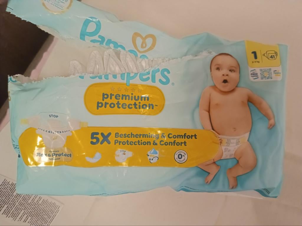 Pampers Premium Protection maat 1, Ophalen
