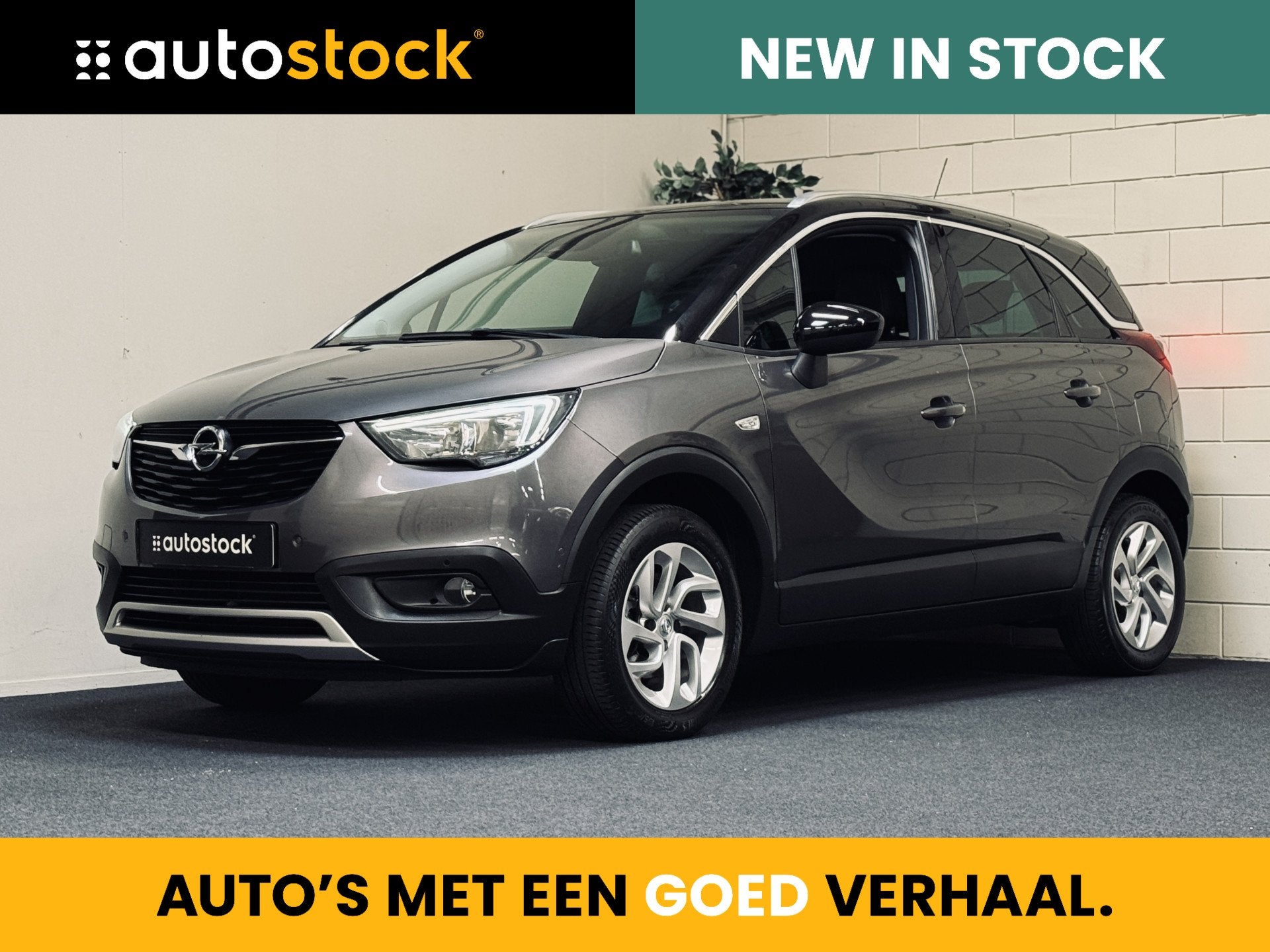 Opel Crossland X 1.2 Turbo Aut Innovation | Camera | CarPlay, Auto's, 840 kg, Gebruikt, Met garantie (alle), Leder en Stof
