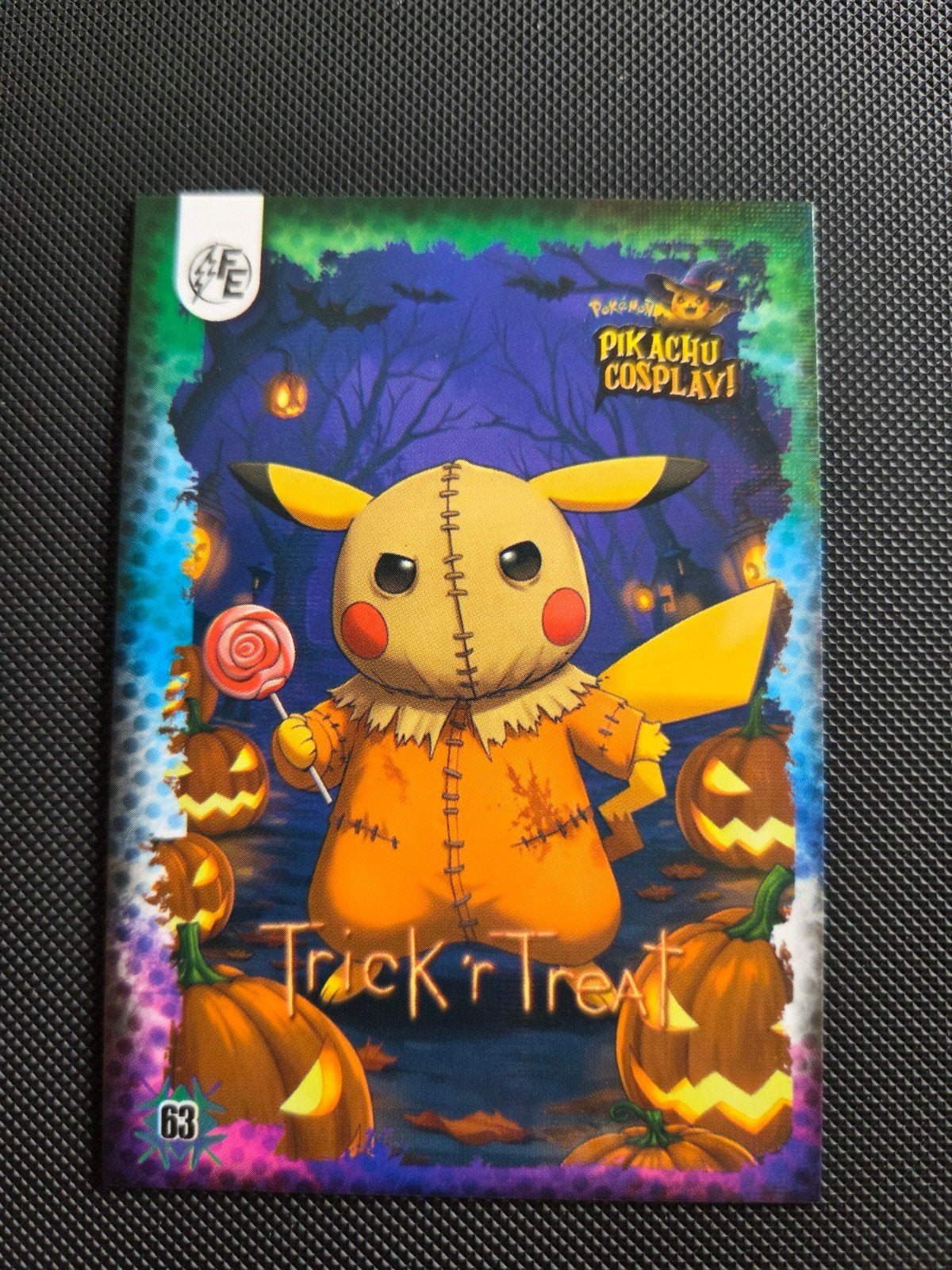 Pikachu Cosplay Trick 'r Treat Pokémon Kaart, Verzenden, Zo goed als nieuw, Losse kaart
