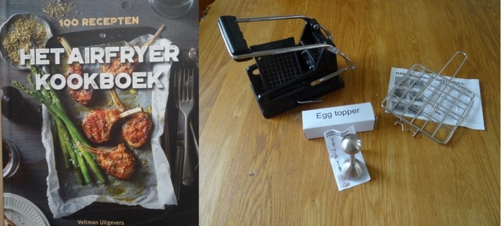 NIEUW: Airfryer accessoires en Het Airfryer Kookboek, Ophalen, Overige typen, Kunststof, Nieuw
