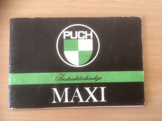 Instr. boekje - Origineel  Puch Maxi - Puch Maxi Super  NOS, Ophalen of Verzenden, Gebruikt