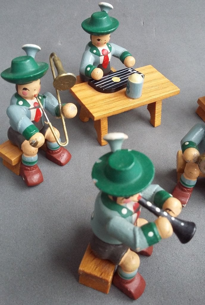 Omstreeks 1960-1980 Ertsgebergte MINIATUUR Orkest Bergmannen, Ophalen of Verzenden