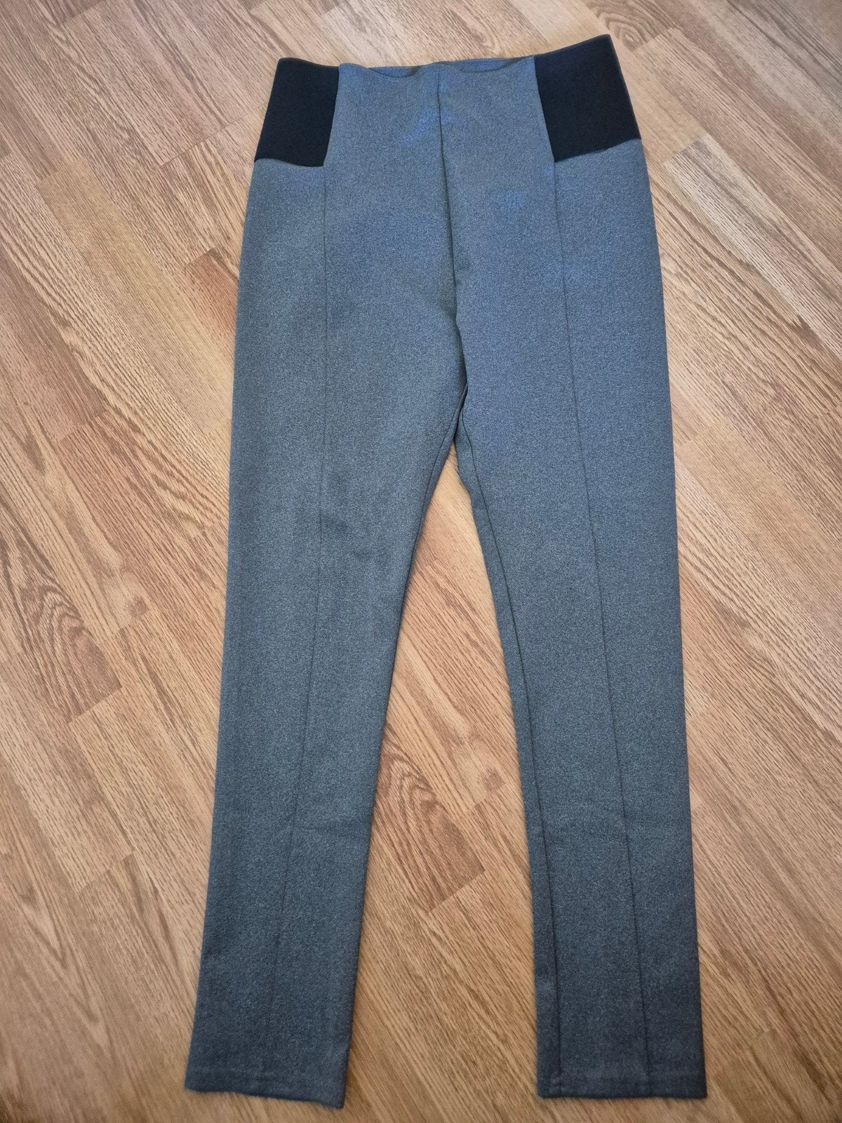 Grijze broek met zwarte elastische band - maat XL **zgan**, Zwart, Maat 46/48 (XL) of groter, Ophalen of Verzenden, Zo goed als nieuw