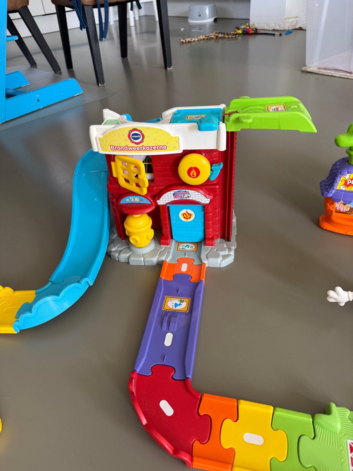 Grote VTech Toet Toet Auto's set met voertuigen en wegdelen, Ophalen, Gebruikt