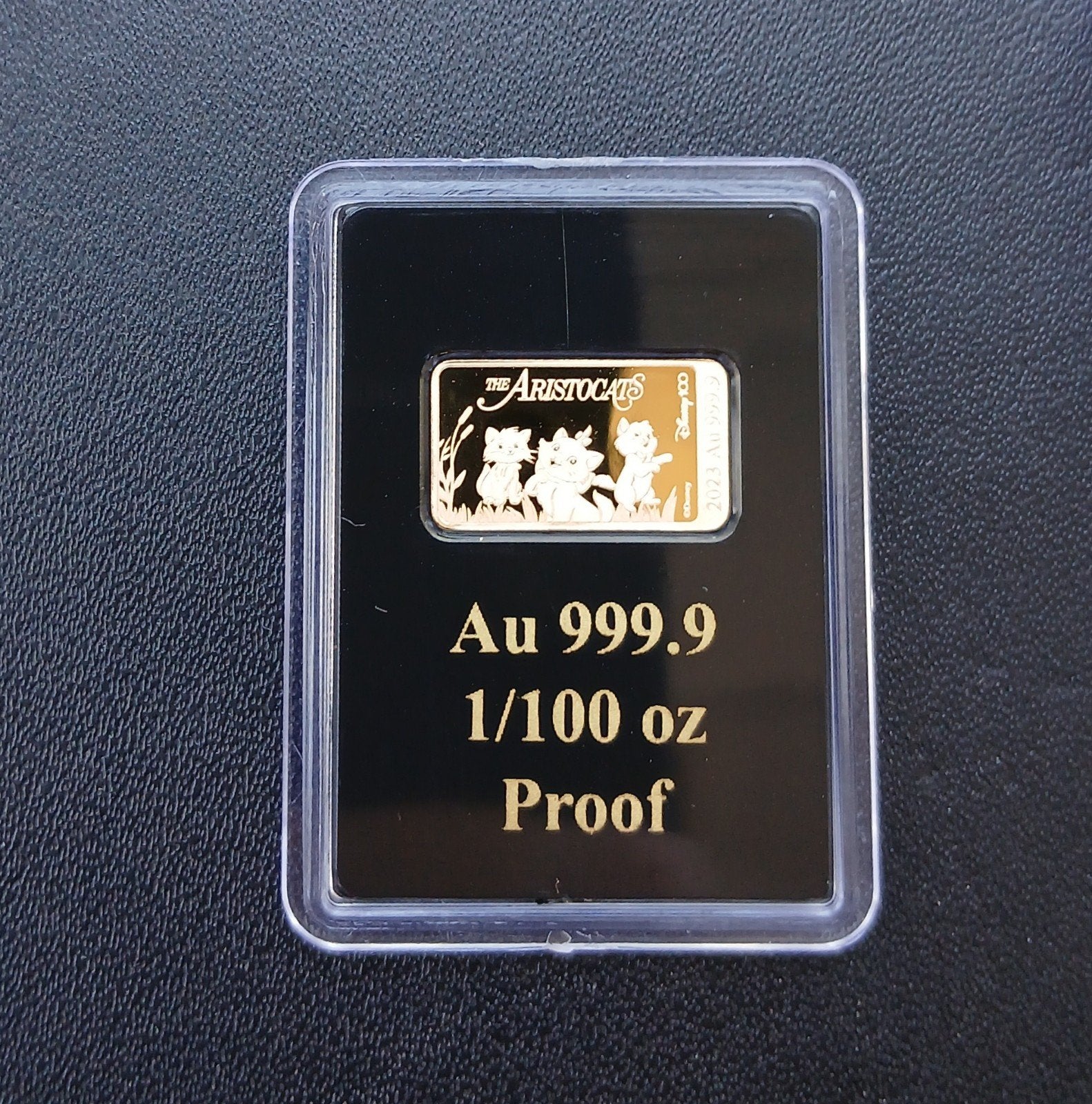Salomonseilanden: Disney 100 The Aristocats 10 dollars 2023, Verzenden, Losse munt, Goud